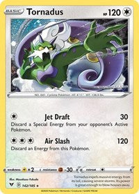 Tornadus - 142/185 (Cosmos Holo) (142) - Blister Exclusives (BLE)
