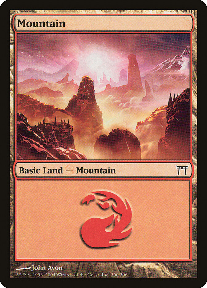 Mountain (300) - Champions of Kamigawa (CHK)
