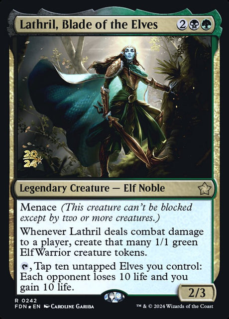Lathril, Blade of the Elves (242s) - Foundations Promos (PFDN)