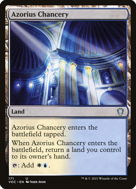 Azorius Chancery (171) - Crimson Vow Commander (VOC)