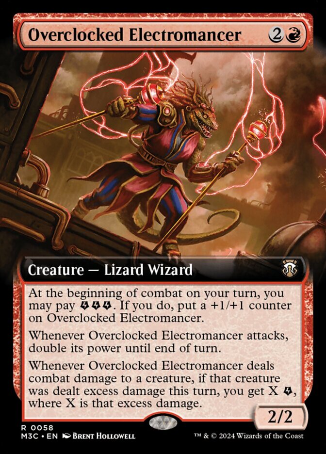 Overclocked Electromancer - [Extended Art] Modern Horizons 3 Commander (M3C)