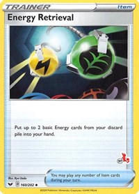 Energy Retrieval - 160/202 (#37 Cinderace Stamped) (160) - Battle Academy 2022 (BA22)