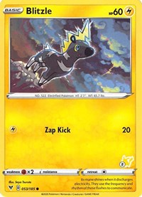 Blitzle - 053/185 (#2 Pikachu Stamped) (53) - Battle Academy 2022 (BA22)