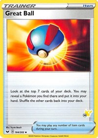 Great Ball - 164/202 (#38 Pikachu Stamped) (164) - Battle Academy 2022 (BA22)