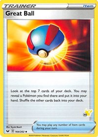 Great Ball - 164/202 (#49 Pikachu Stamped) (164) - Battle Academy 2022 (BA22)