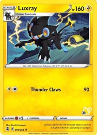Luxray - 096/264 (#47 Pikachu Stamped) (93) - Battle Academy 2022 (BA22)