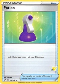 Potion - 177/202 (#18 Pikachu Stamped) (177) - Battle Academy 2022 (BA22)