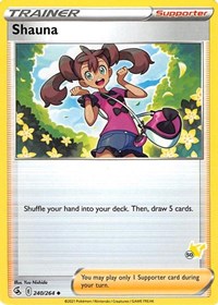 Shauna - 240/264 (#50 Pikachu Stamped) (240) - Battle Academy 2022 (BA22)