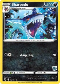 Sharpedo - 163/264 (Eevee Stamped) (163) - Battle Academy 2022 (BA22)