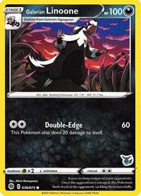 Galarian Linoone - 036/073 (Eevee Stamped) (36) - Battle Academy 2022 (BA22)
