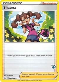 Shauna - 240/264 (Eevee Stamped) (240) - Battle Academy 2022 (BA22)