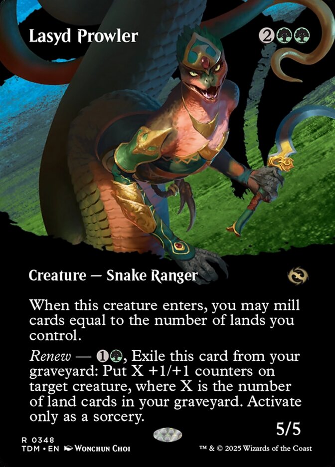 Lasyd Prowler (348) - [Foil, Showcase] Tarkir: Dragonstorm (TDM)