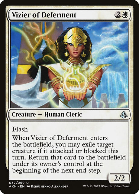 Vizier of Deferment (37) - Amonkhet (AKH)
