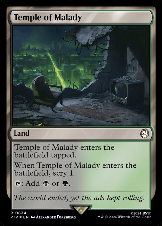 Temple of Malady - [Surge Foil] Fallout (PIP)