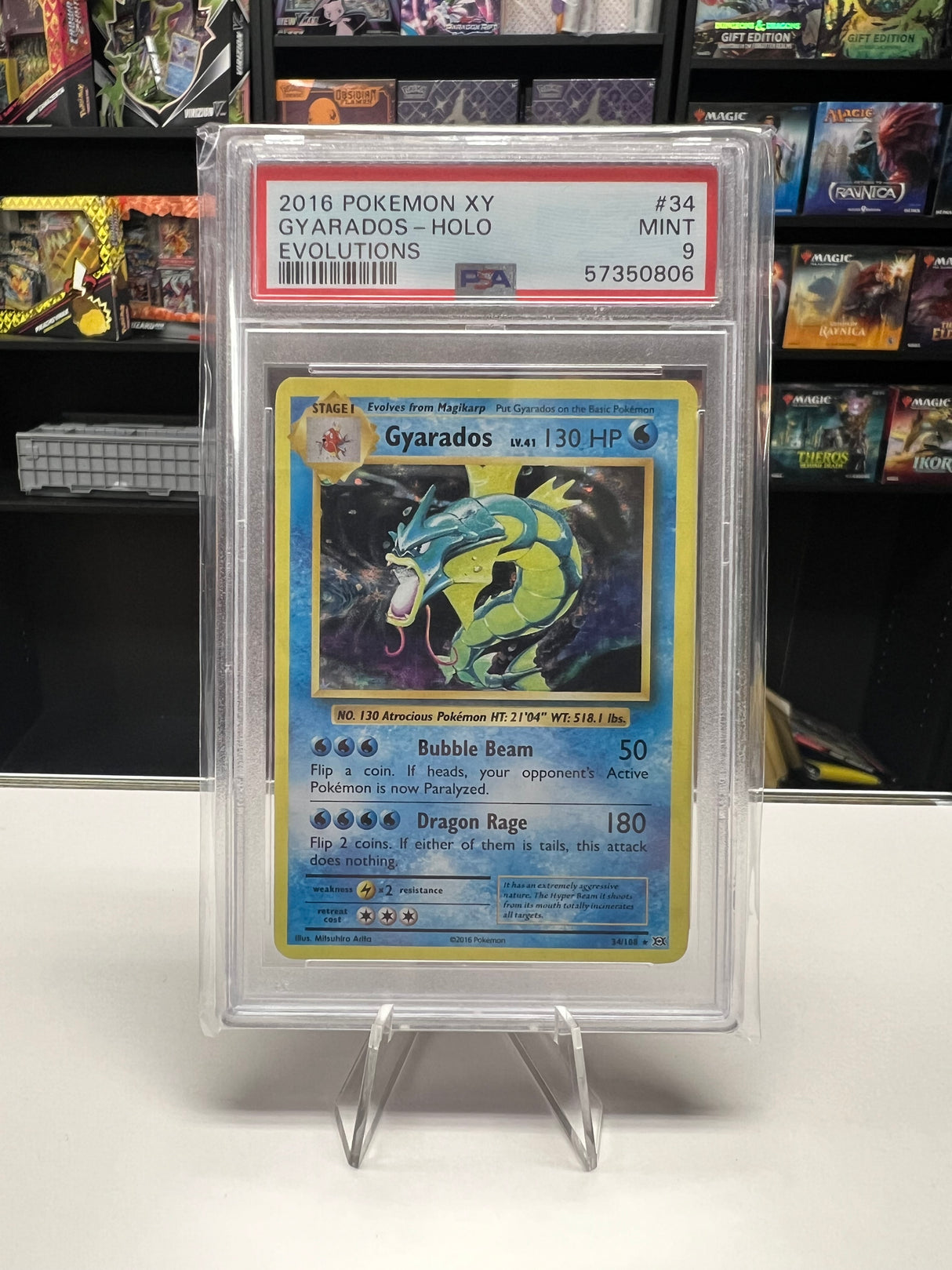 Gyarados - [Holo, Graded PSA 9] XY Evolutions (EVO)