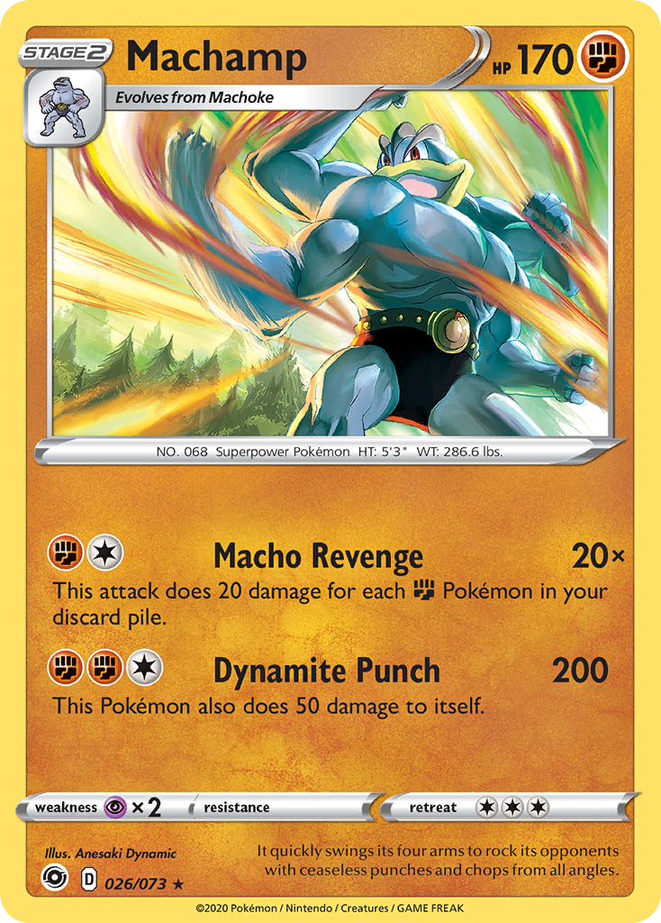 Machamp (26/73) - [Reverse Holo] Champion's Path (CPA)