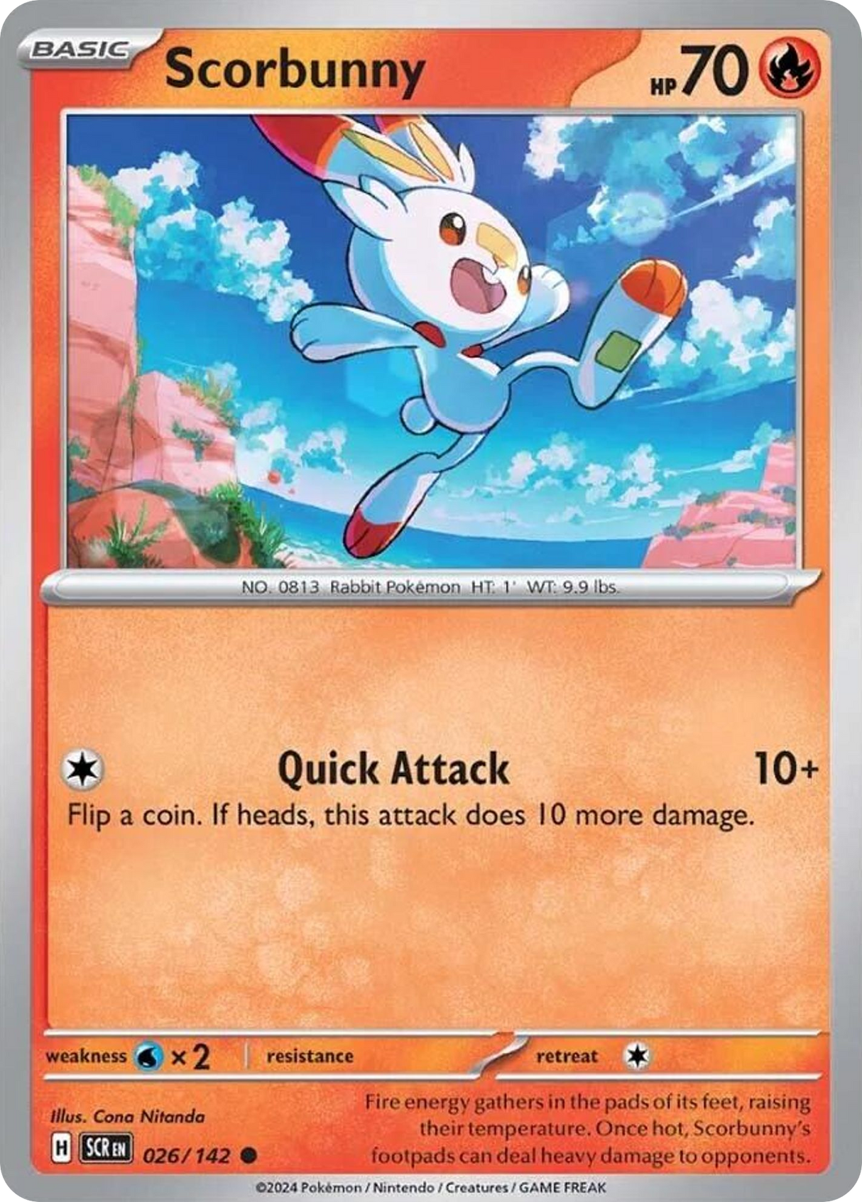 Scorbunny (26/142) - Stellar Crown (SCR)