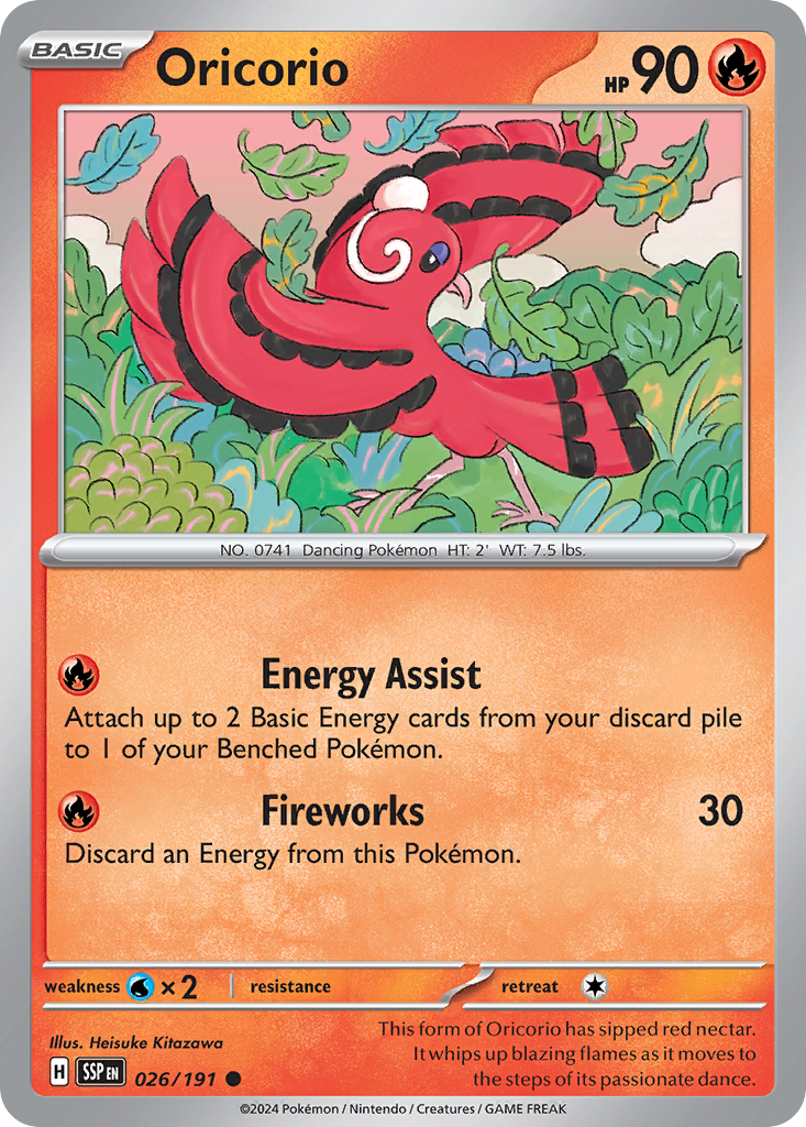 Oricorio (26/191) - Surging Sparks (SSP)