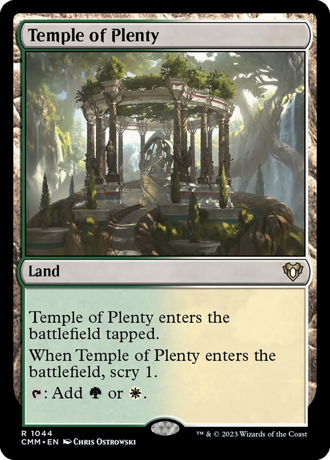 Temple of Plenty (1044) - Commander Masters (CMM)