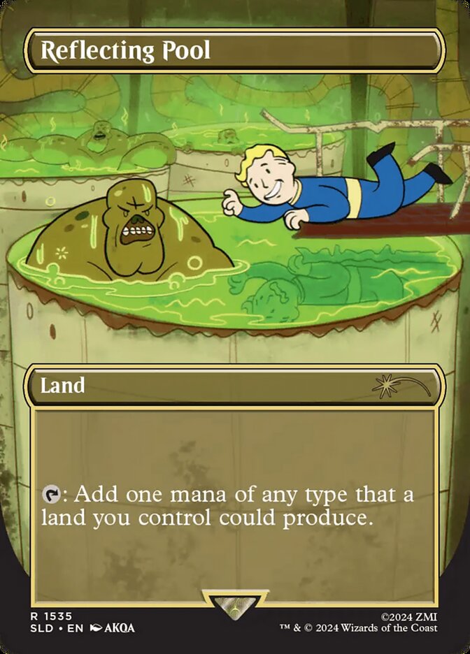Reflecting Pool (1535) - [Borderless] Secret Lair Drop (SLD)