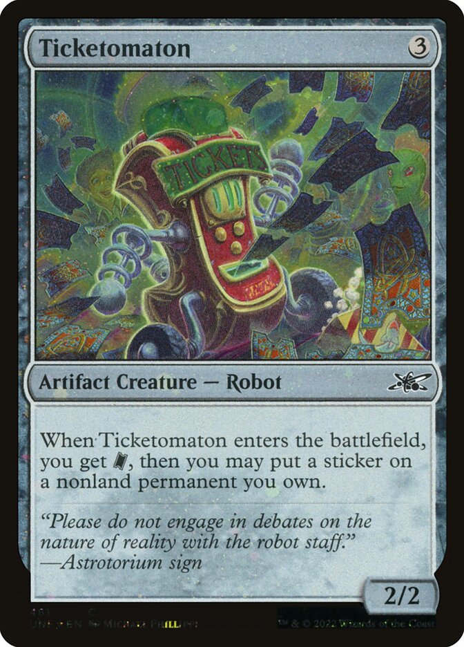 Ticketomaton (481) - Unfinity (UNF)