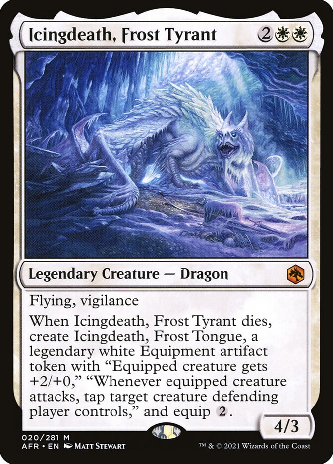 Icingdeath, Frost Tyrant (20) - Adventures in the Forgotten Realms (AFR)