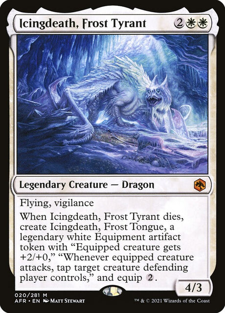 Icingdeath, Frost Tyrant (20) - Adventures in the Forgotten Realms (AFR)