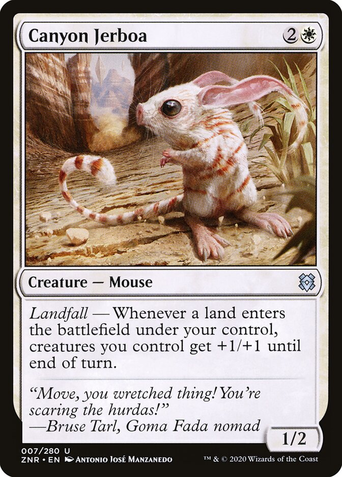 Canyon Jerboa (7) - Zendikar Rising (ZNR)