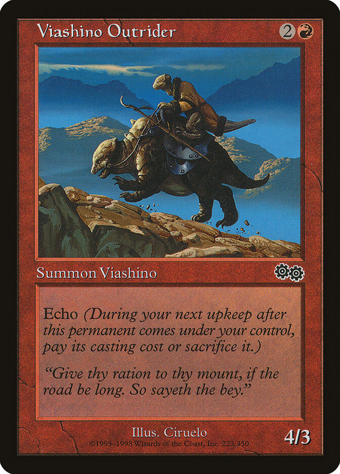 Viashino Outrider (223) - Urza's Saga (USG)