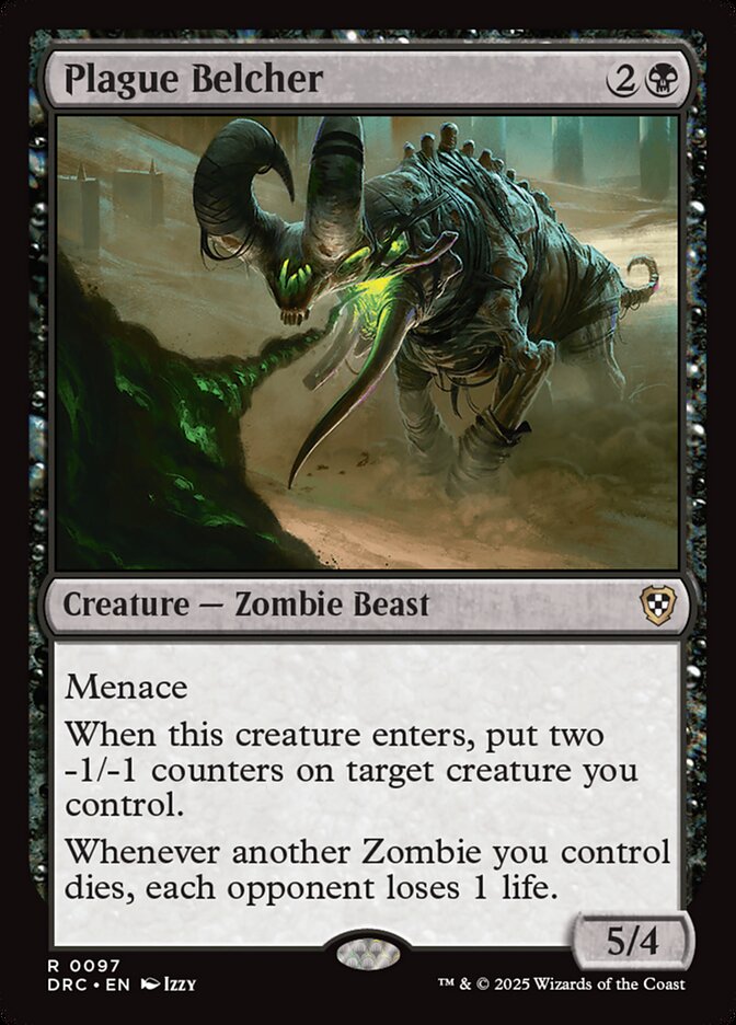 Plague Belcher - Aetherdrift Commander (DRC)