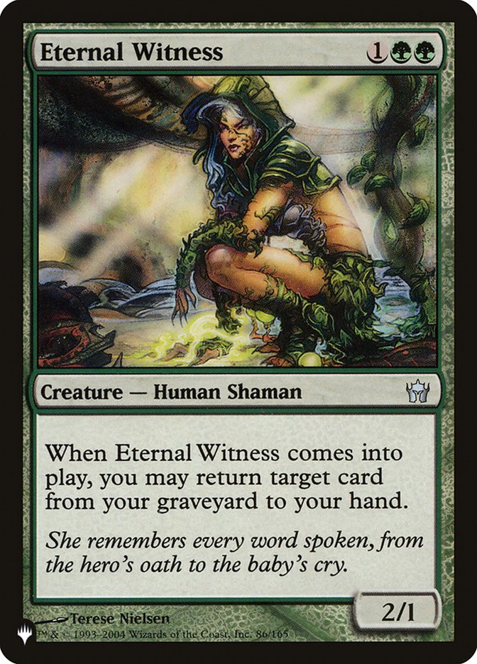 Eternal Witness - The List (PLST)