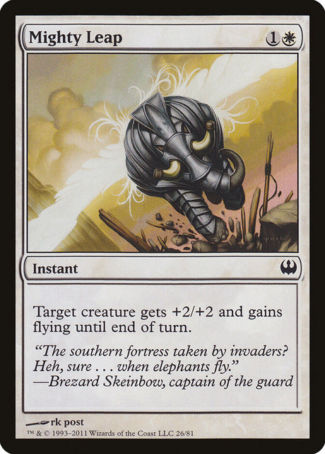 Mighty Leap (26) - Duel Decks: Knights vs. Dragons (DDG)