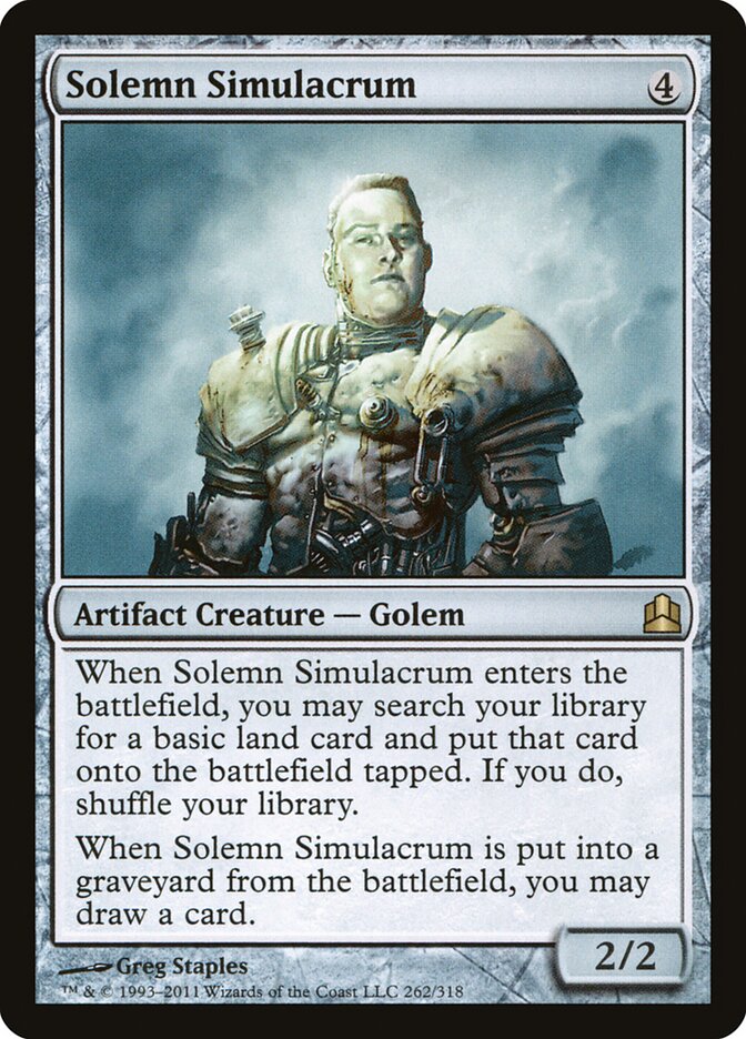 Solemn Simulacrum (262) - Commander 2011 (CMD)