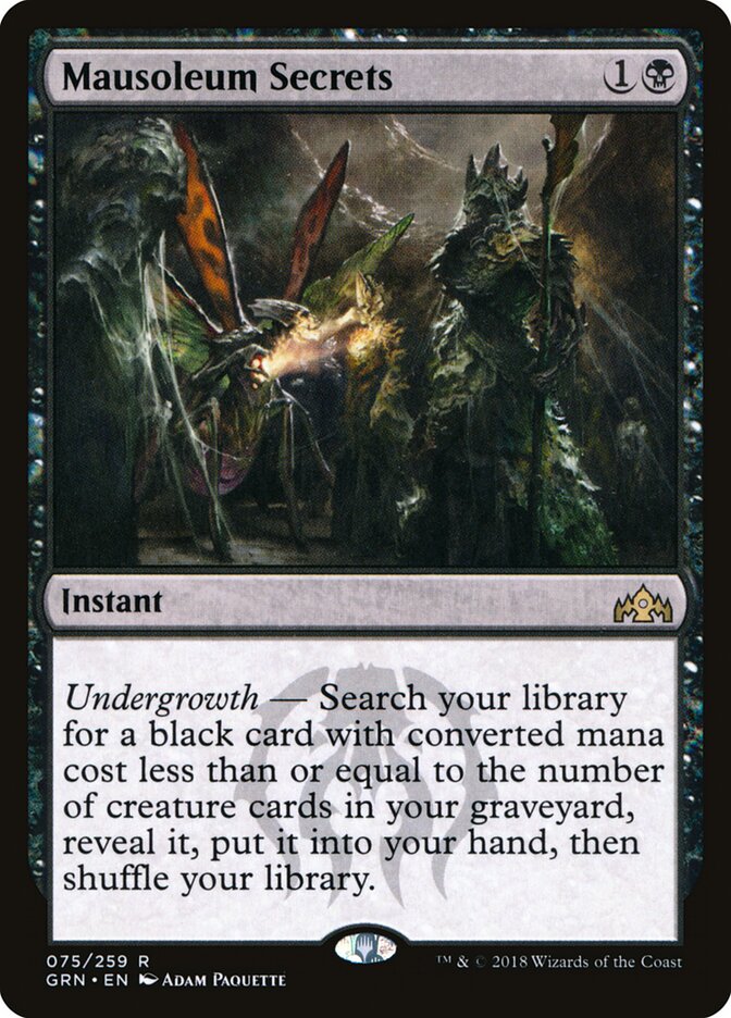 Mausoleum Secrets (75) - Guilds of Ravnica (GRN)