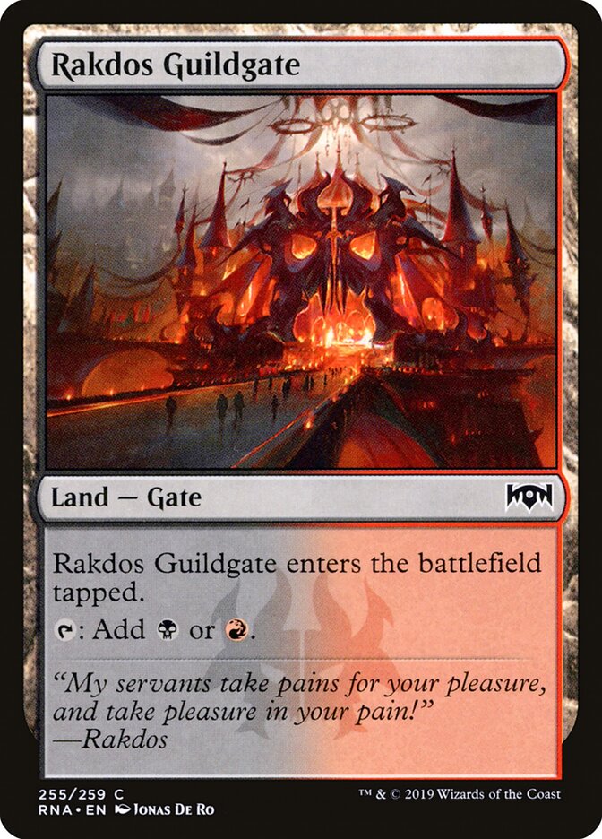 Rakdos Guildgate (255) - Ravnica Allegiance (RNA)