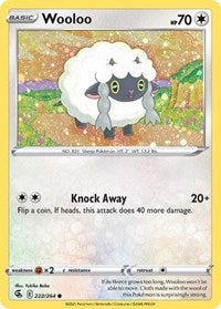 Wooloo - 222/264 (Cosmos Holo) (222) - Miscellaneous Cards & Products (MCAP)