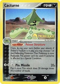 Cacturne - 27/108 (Prerelease) (27) - Miscellaneous Cards & Products (MCAP)