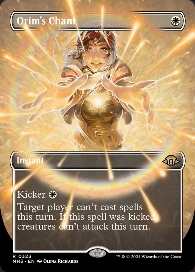 Orim's Chant - [Foil, Borderless] Modern Horizons 3 (MH3)