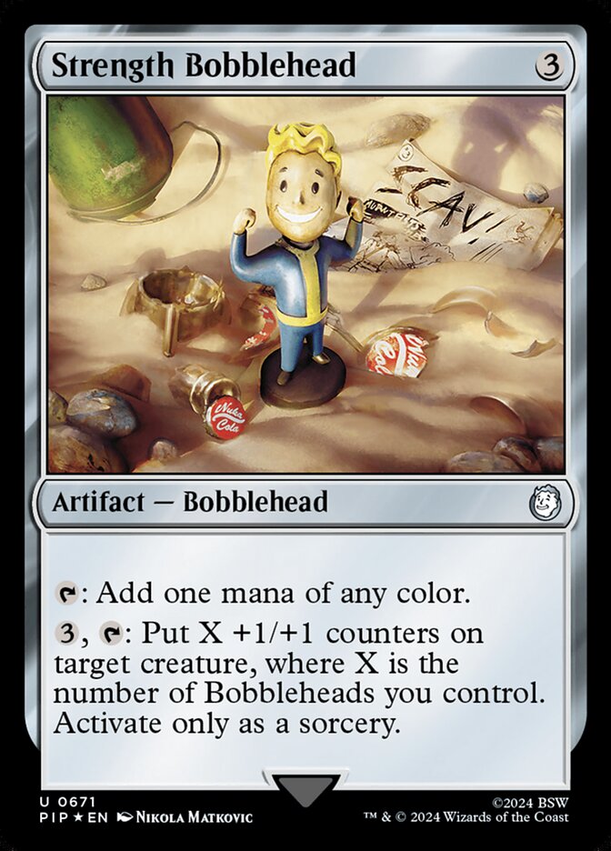 Strength Bobblehead - [Surge Foil] Fallout (PIP)