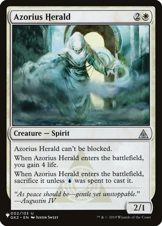 Azorius Herald (GK2-2) - The List (PLST)