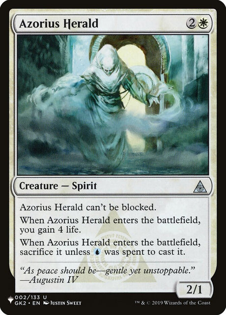 Azorius Herald (GK2-2) - The List (PLST)