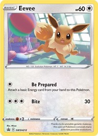 Eevee - (SWSH212) - SWSH: Sword & Shield Promo Cards (SWSD)