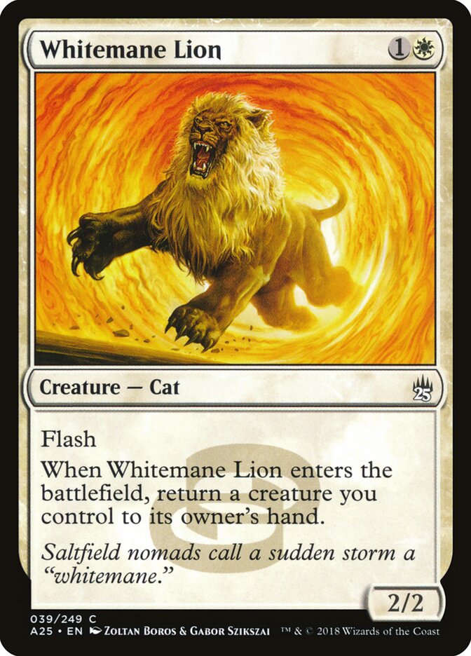 Whitemane Lion (39) - Masters 25 (A25)