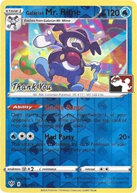 Galarian Mr. Rime - 036/189 (Pokemon League) (36) - Miscellaneous Cards & Products (MCAP)