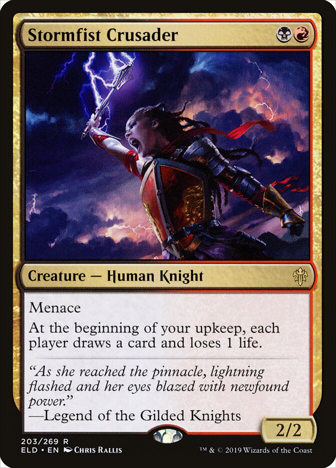Stormfist Crusader (203) - Throne of Eldraine (ELD)