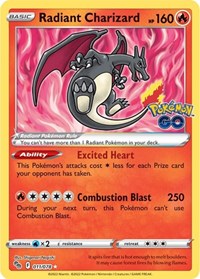 Radiant Charizard (11) - Pokemon GO (PGO)