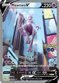Mewtwo V (Alternate Full Art) (72) - Pokemon GO (PGO)