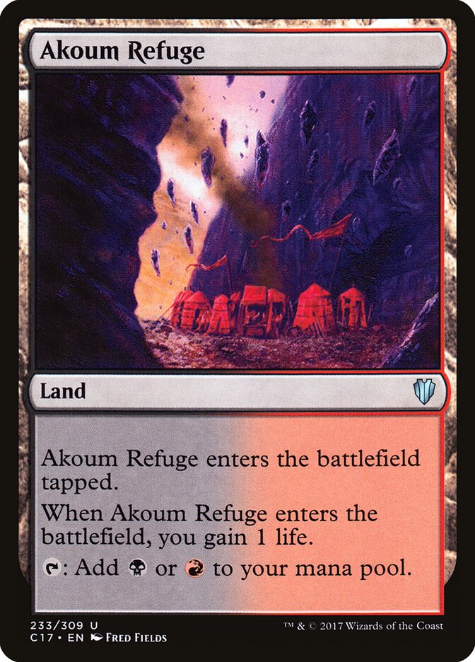 Akoum Refuge (233) - Commander 2017 (C17)