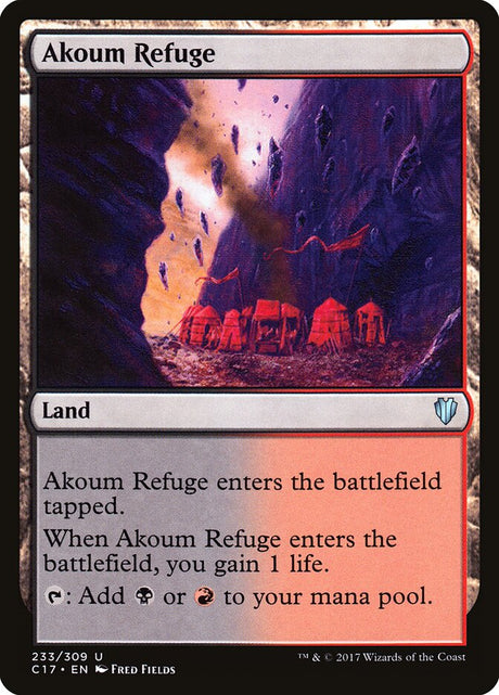 Akoum Refuge (233) - Commander 2017 (C17)