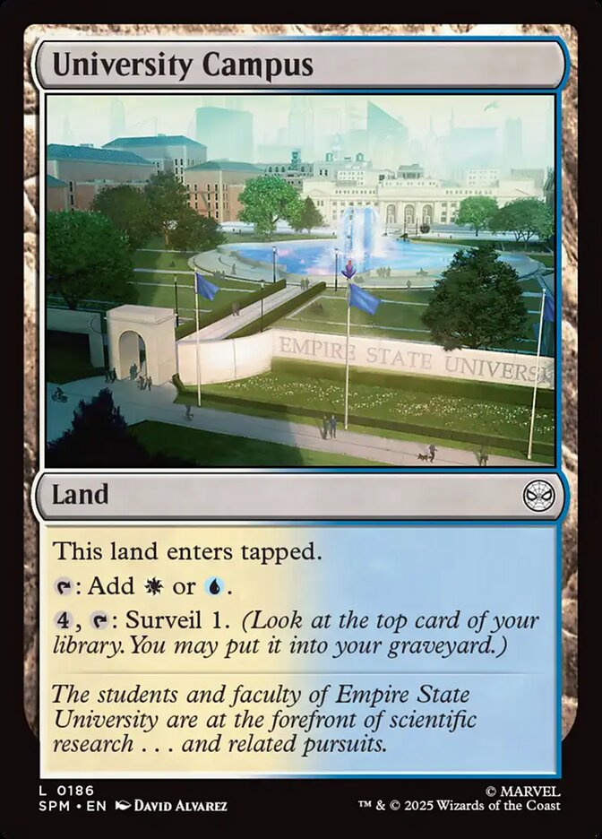 University Campus (186) - [Foil] Marvel's Spider-Man (SPM)